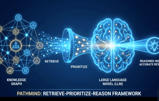 PathMind: A Retrieve-Prioritize-Reason Framework for LLMs